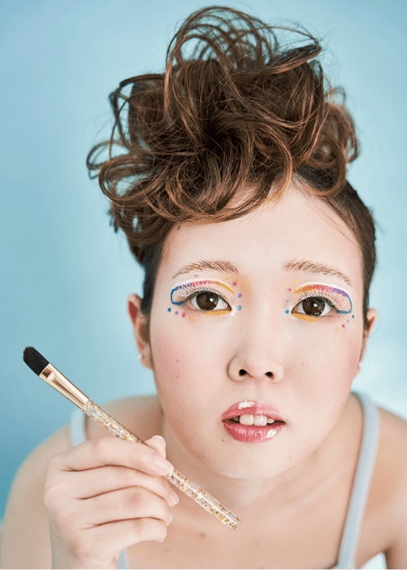 ICAM MAKEUP PHOTO COMPETITION 2024 ビューティメイクアップ部門 特別賞 「Get lost in the game」 國重 一華