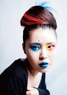 ICAM MAKEUP PHOTO COMPETITION 2021 ビューティ部門 ファイナリスト 「虹色の戦争」