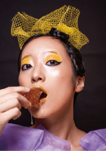 ICAM MAKEUP PHOTO COMPETITION 2023 ビューティ部門 ファイナリスト 「蜜蜂采蜜(はちみつがり)」